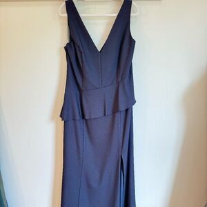 Amsale - GB085P - Navy Bridesmaid Dress - 20